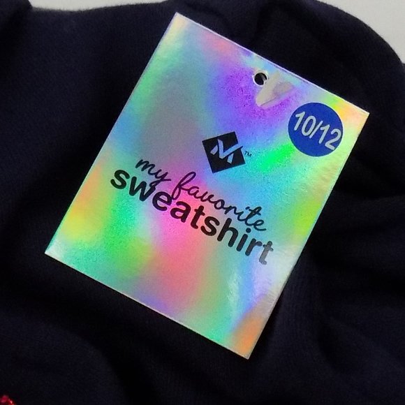 Member's Mark "Over The Rainbow" Flip Flop Embellished Pullover Size 10/12 NWT - Picture 7 of 9